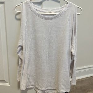 Gap Cut out shoulder Knit Longsleeve Top
